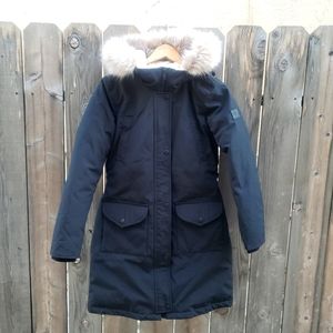 Ralph Lauren Black Down Feather Hooded Coat / Jacket NWT